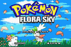 Pokemon Flora Sky - Complement Dex Version Title Screen